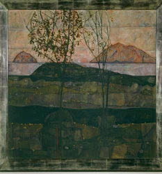 Versinkende Sonne (oil on canvas)