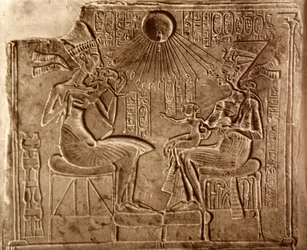 Akhenaton et sa famille, d