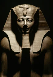 Statue en basalte de Thoutmôsis III, du temple d