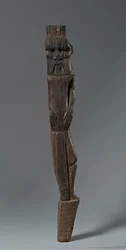 Pied de chaise ou de lit avec le dieu Bès, 1540-1296 av. J.-C.