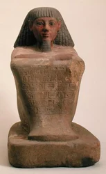 Statue du scribe Maaniamen, milieu du 15e siècle av. J.-C., Nouvel Empire