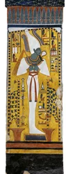 Égypte, Thèbes, Louxor, Vallée des Reines, Tombe de Néfertari, peinture murale d