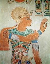 Portrait de Ramsès III (c.1184-1153 av. J.-C.) de la Tombe d