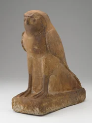 Faucon Horus, 664-525 av. J.-C. (grès)