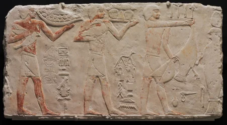 Relief de trois porteurs d