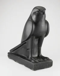 Statue du dieu Horus en faucon, période ptolémaïque