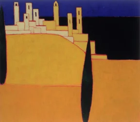 San Gimignano, Toscane, 2000