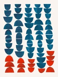 Formes courbes colorées
