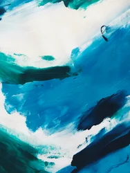 Abstrait bleu dynamique
