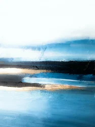 Abstrait « Golden Blue »