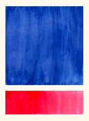 Abstrait bleu et rouge vifs