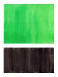 Abstraction verte et noire éclatante