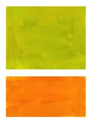 Blocs vert vif et orange