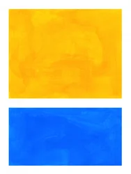 Abstrait jaune et bleu vif
