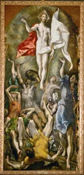 La Résurrection (peinture sur toile)