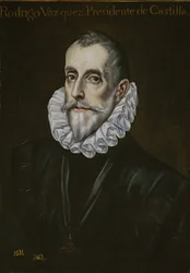 Portrait de Rodrigo Vázquez de Arce, premier tiers du 17ème siècle