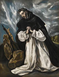 Saint Dominique en prière