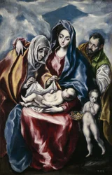 La Sainte Famille avec Sainte Anne et Saint Jean