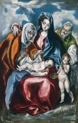 La Sainte Famille avec Sainte Anne et l