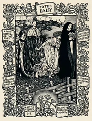 Illustration du poème de Wordsworth À la marguerite, n° 2, 1923