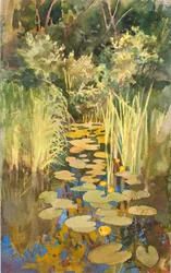 Eaux calmes à Abramtsevo, vers 1888