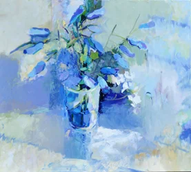 Bouquet « Bleu serein »