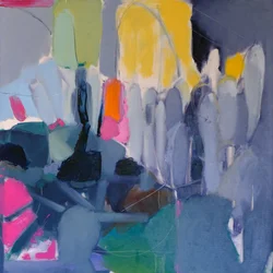 Paysage urbain abstrait et dynamique