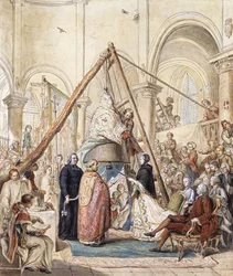La bénédiction de la cloche de l