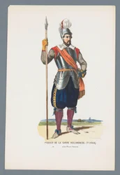 Piquier de la Garde Hollandaise (17e Siècle) sous Prince Maurice
