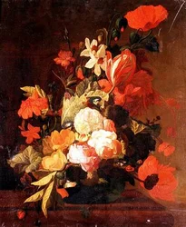 Roses, tulipes, convolvulus, etc.