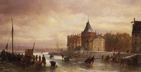 Scène de patinage