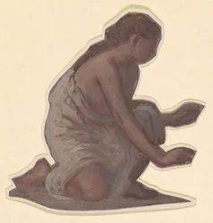 Étude pour "Filles grecques se baignant"