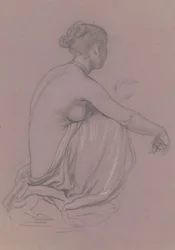 Étude pour Filles Grecques se Baignant, vers 1872