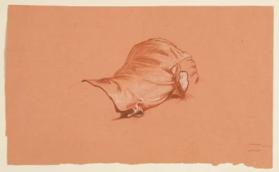 Étude de draperie pour torse masculin costumé