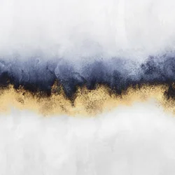 Abstrait moderne or et bleu