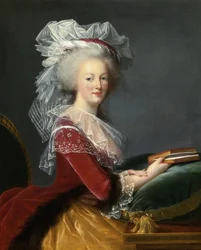 Portraits de Marie-Antoinette de Lorraine Habsbourg (1755-1793) reine de France par Marie Louise Elisabeth Vigée Le Brun, 1785 Collection privée