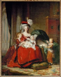 La reine Marie-Antoinette et ses enfants