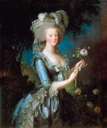 Marie-Antoinette à la Rose, 1783