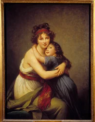 Portrait de Madame Vigée Le Brun et de sa fille Jeanne-Lucie-Louise, dite Julie (1780-1819)