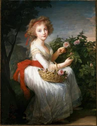 Portrait de Maria Cristina de Naples et de Sicile, vers 1790