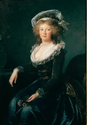 Portrait de Marie Thérèse de Bourbon Naples, reine de Naples et de Sicile