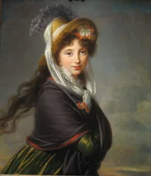 Portrait de la princesse Irina Ivanovna Vorontsova, née Izmaylova 1768-1848, vers 1797