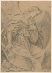 Un ange agenouillé