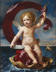 Cupidon triomphant en mer Amorino Medici, 1661