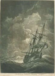 Scène de navigation de la collection de John Chicheley, 1720s