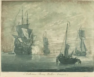 Scène de navigation de la collection de Thomas Walker, années 1720