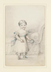 Princesse Victoria avec un ballon, 1822