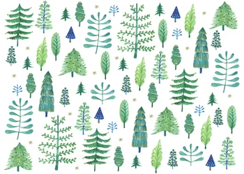 Forêt enchantée, 2017 (aquarelle)