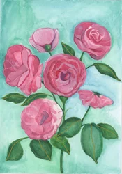 Roses roses, 2017 (aquarelle)