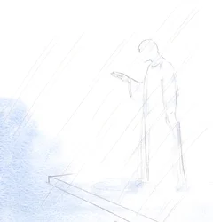 Comme le prêtre faisait le signe sacré de la croix et nous donnait sa bénédiction, ainsi faisait aussi le Christ notre Grand Prêtre